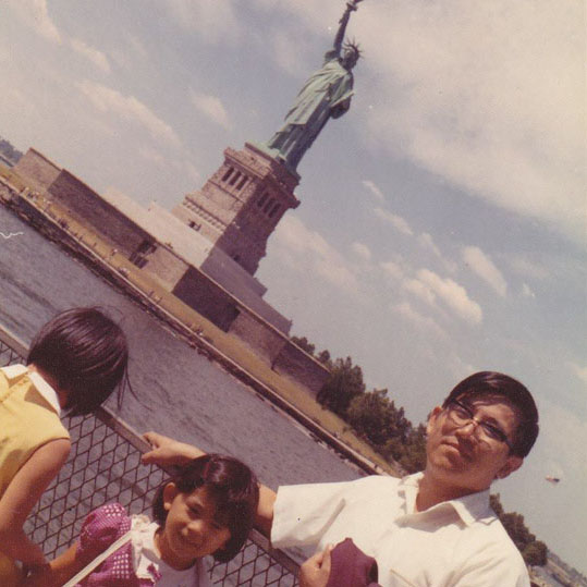 Patty Cheng and Dad in 1972 Patty Cheng and Dad in 1972